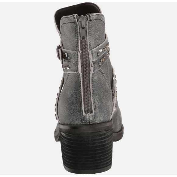 Lucky Brand Charcoal Studded Ankle Booties - Picture 8 of 8